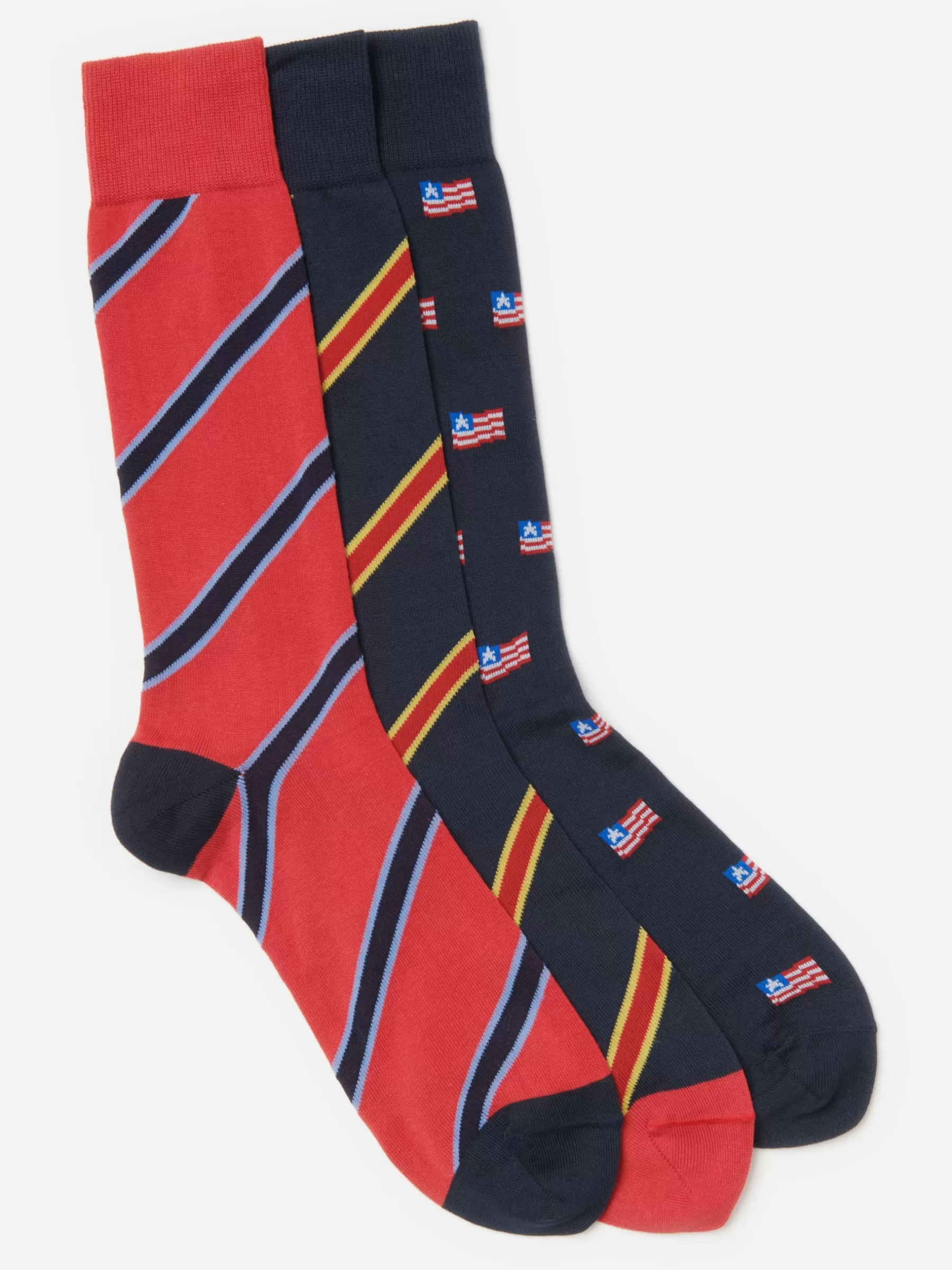 Online Sock Box Set Of 3 In American Flag Shoes & Accessories | Socks