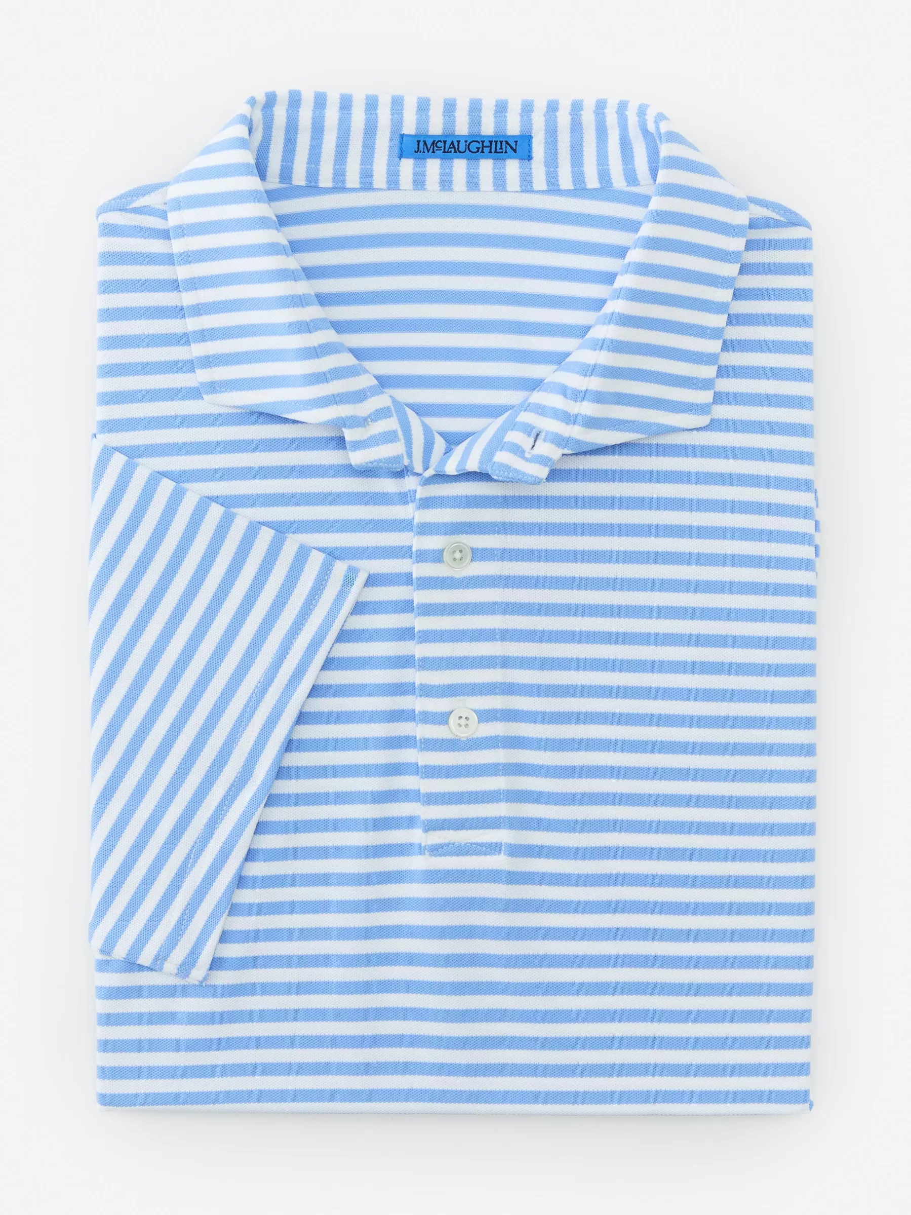 Store Springer Performance Polo In Bengal Stripe Knits & Polos