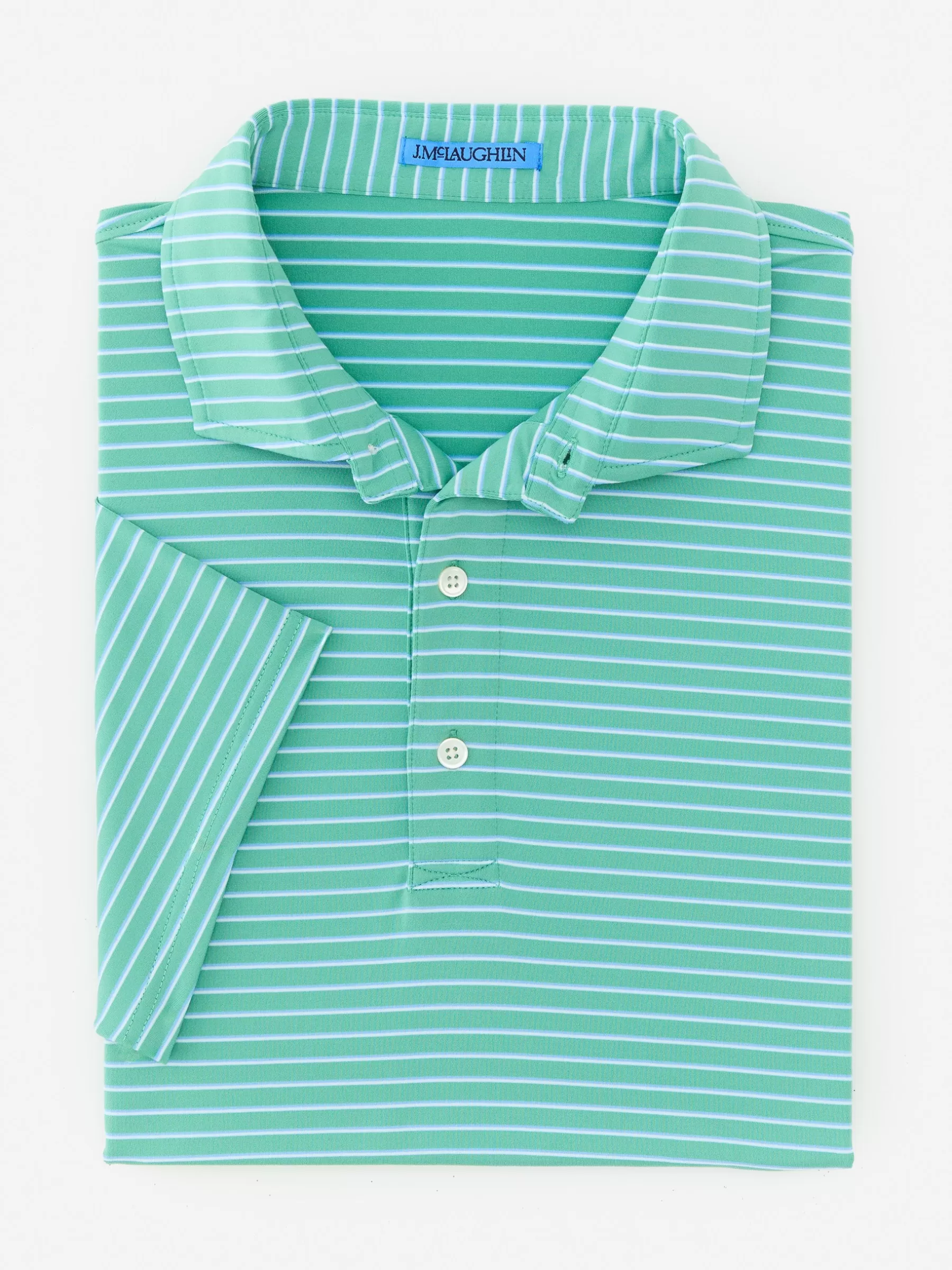 Store Springer Performance Polo In Murphy Stripe Knits & Polos