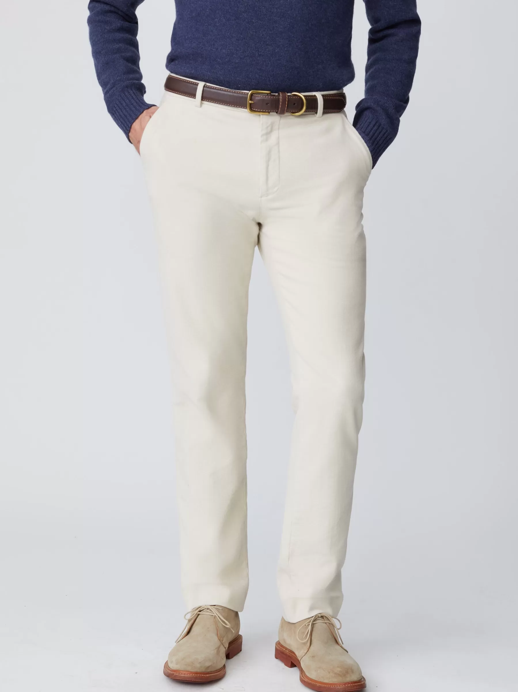 Best Sale Taylor Straight-Fit Pants In Italian Moleskin Pants