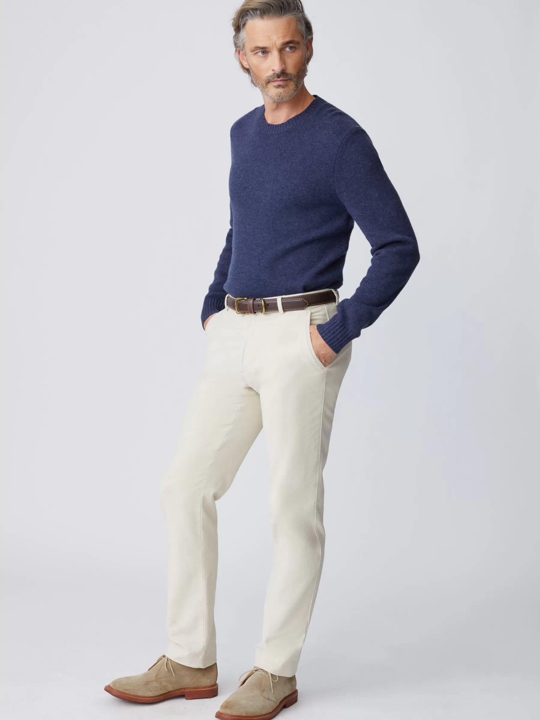 Best Sale Taylor Straight-Fit Pants In Italian Moleskin Pants