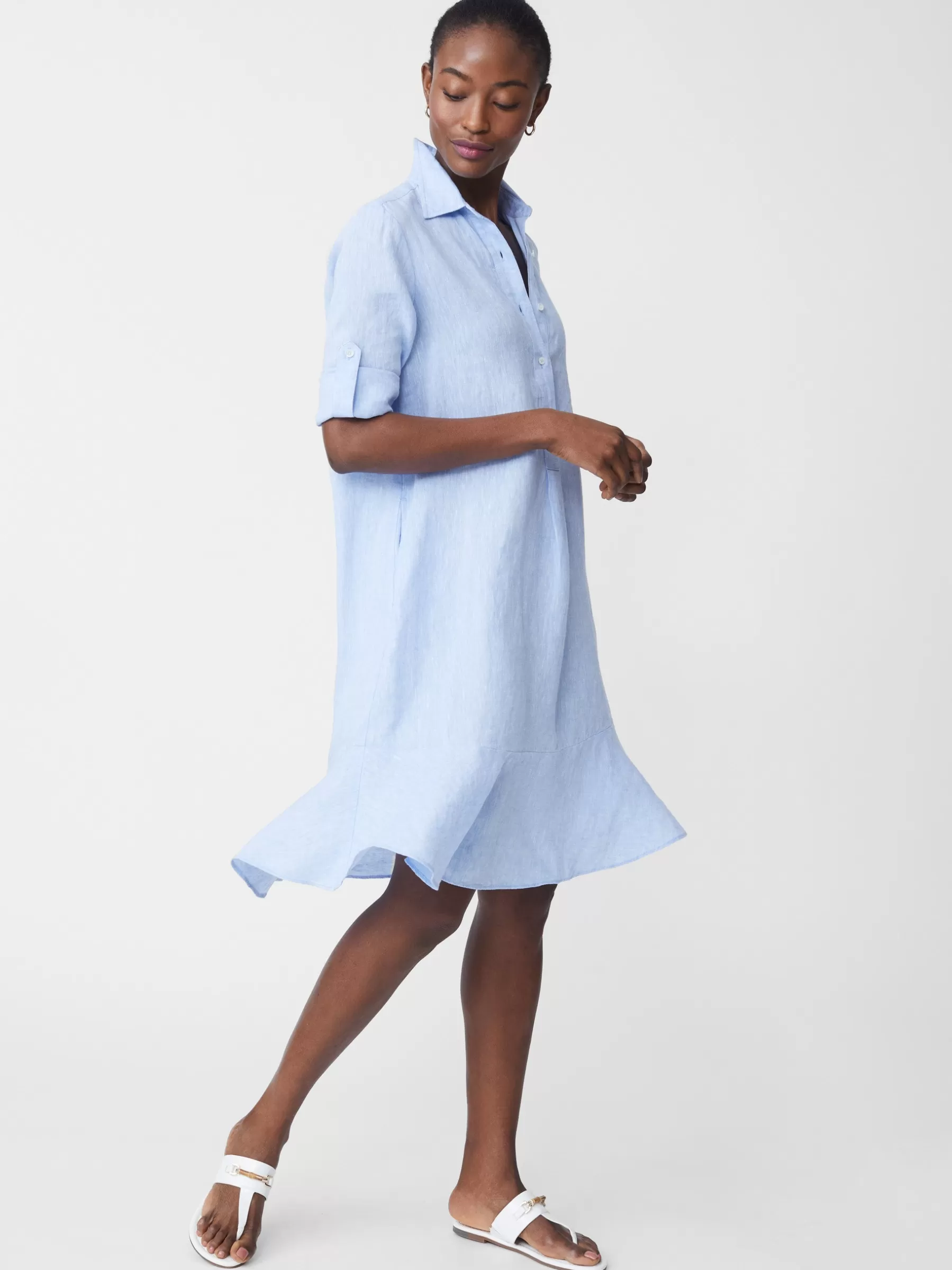 Hot Wellesley Linen Dress Women Dresses