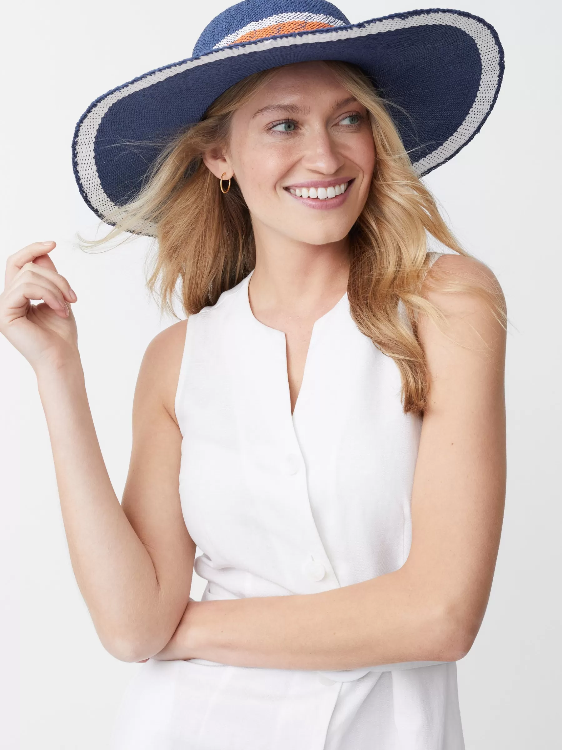 Sale Willemstad Straw Hat In Stripe Women Shoes & Accessories | Hats